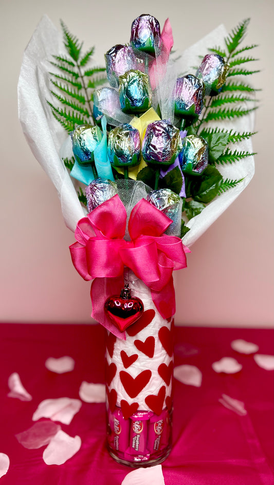 Chocolate Candy Floral Bouquet